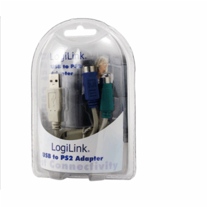 Logilink | Adapter USB to PS/2 x2 :. | Grey | USB M | 2x Mini DIN 6-pin FM | 0.2 m - Image 5