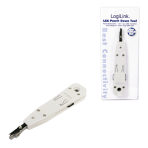 Logilink | LSA Punch Down Tool | LSA Punch Down ToolSuitable for on-wall and in-wall wallplatesCutting of the extending cable end in one stepAccording to the standard EIA/TIA 568 BFor Network, DSL and ISDNEasy to useWith self-tapping contacts - Image 4