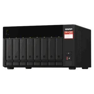 QNAP | 8-Bay QTS and QuTS hero NAS | TS-873A-8G | Up to 8 HDD/SSD Hot-Swap | AMD Ryzen | Ryzen V1500B Quad-Core | Processor frequency 2.2 GHz | 8 GB | DDR4 - Image 2