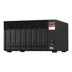 QNAP | 8-Bay QTS and QuTS hero NAS | TS-873A-8G | Up to 8 HDD/SSD Hot-Swap | AMD Ryzen | Ryzen V1500B Quad-Core | Processor frequency 2.2 GHz | 8 GB | DDR4 - Image 4