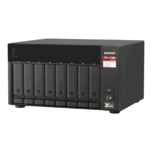 QNAP | 8-Bay QTS and QuTS hero NAS | TS-873A-8G | Up to 8 HDD/SSD Hot-Swap | AMD Ryzen | Ryzen V1500B Quad-Core | Processor frequency 2.2 GHz | 8 GB | DDR4 - Image 5
