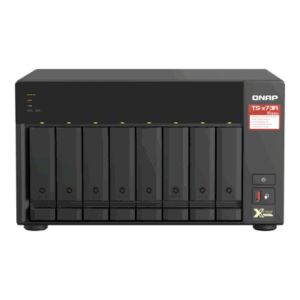 QNAP | 8-Bay QTS and QuTS hero NAS | TS-873A-8G | Up to 8 HDD/SSD Hot-Swap | AMD Ryzen | Ryzen V1500B Quad-Core | Processor frequency 2.2 GHz | 8 GB | DDR4 - Image 6