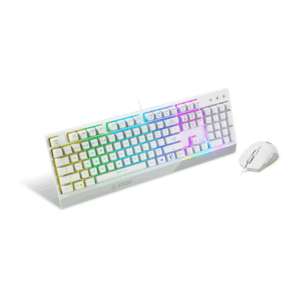MSI | Vigor GK30 COMBO WHITE | Keyboard and Mouse Set | Wired | Mouse included | US | White - Image 4