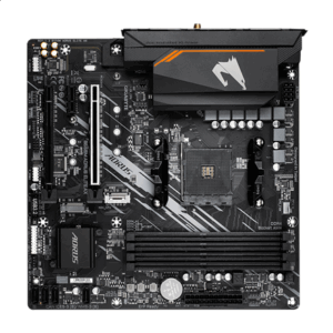Mainboard|GIGABYTE|AMD B550|Socket AM4|micro ATX|RAM DDR4-SDRAM|4xSlots|Wi-Fi Yes|Bluetooth Yes|2xNumber of M.2 (M) slots|B550M AORUS ELITE AX (REV. 1.4)|B550MAORUSELITEAX1.4 - Image 4