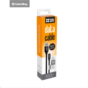 ColorWay | Data Cable | Apple Lightning | Charging cable | 2.1 A - Image 2