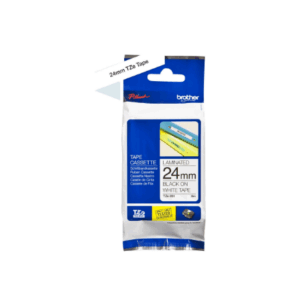 Brother | TZ-251 Laminated Tape | Black on White | TZe | 8 m | 2.4 cm - Image 2