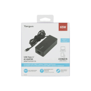 Targus | 65 W USB-C PD Charger - For Laptops or Power Pass-Thru Docks - Image 5