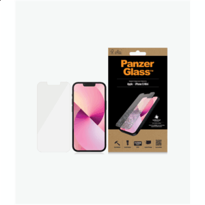 PanzerGlass | Clear Screen Protector | Apple | iPhone 13 Mini | Tempered glass | Antibacterial glass; Resistant to scratches and bacteria; Shock absorbing; Easy to install - Image 2