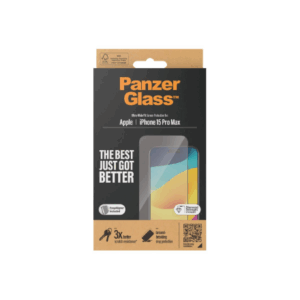 PanzerGlass | Screen protector | Apple | IPhone 15 Pro Max | Glass | Transparent | Ultra-wide fit, Scratch resistant, Drop protection, EasyAligner included - Image 9