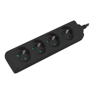 Lanberg | Power strip 1m 4x outlets for UPS system | PS0-04E-0100-IEC-BK | Sockets quantity 4 - Image 6