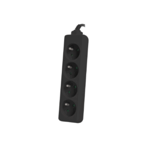 Lanberg | Power strip 1m 4x outlets for UPS system | PS0-04E-0100-IEC-BK | Sockets quantity 4 - Image 7