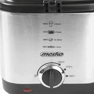 Mesko | Deep Fryer | MS 4910 | Power 900 W | Capacity 1.5 L | Silver - Image 5
