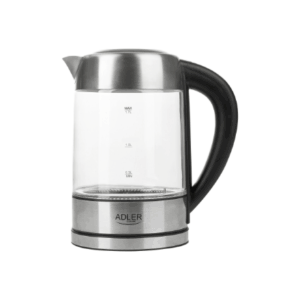 Adler | Kettle | AD 1247 | With electronic control | 1850 W | 1.7 L | Stainless steel/Glass | 360° rotational base | Stainless steel/Transparent - Image 10