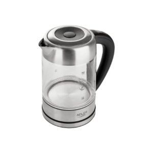 Adler | Kettle | AD 1247 | With electronic control | 1850 W | 1.7 L | Stainless steel/Glass | 360° rotational base | Stainless steel/Transparent - Image 12