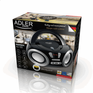 Adler | CD Boombox | AD 1181 | Speakers | USB connectivity - Image 8