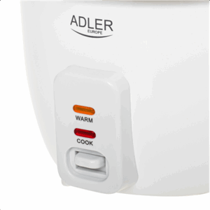 Adler Rice Cooker | AD 6418 | 300 W | 0.6 L | Number of programs 2 | White - Image 5