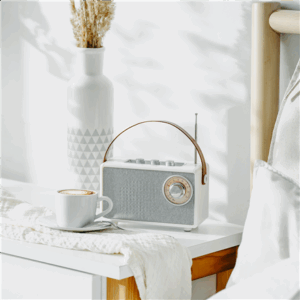 Camry | Speaker with radio | CR 1902 W | White | Wireless connection - Image 10