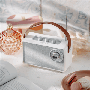 Camry | Speaker with radio | CR 1902 W | White | Wireless connection - Image 12