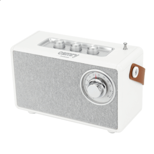 Camry | Speaker with radio | CR 1902 W | White | Wireless connection - Image 8