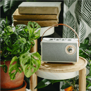Camry | Speaker with radio | CR 1902 W | White | Wireless connection - Image 9