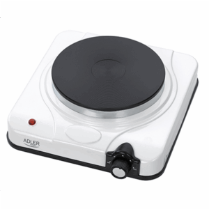 Adler | Free standing table hob | AD 6503 | Number of burners/cooking zones 1 | White | Electric - Image 2
