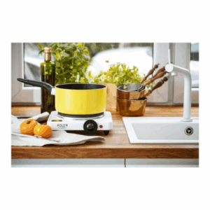 Adler | Free standing table hob | AD 6503 | Number of burners/cooking zones 1 | White | Electric - Image 8