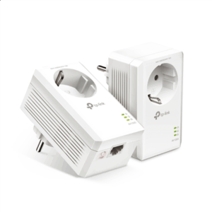 TP-LINK | AV1000 Gigabit Passthrough Powerline Adapter | TL-PA7017P | 1000 Mbit/s | Ethernet LAN (RJ-45) ports 1 | No Wi-Fi | Extra socket - Image 2