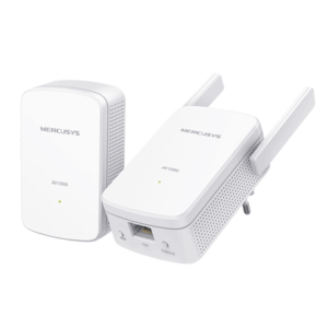 Mercusys | AV1000 Gigabit Powerline Wi-Fi Kit | MP510 KIT | 1000 Mbit/s | Ethernet LAN (RJ-45) ports 1 | 802.11n - Image 2