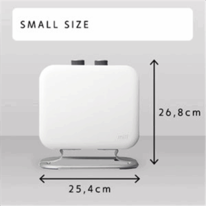 Mill | Heater | CUS1800MECWA | Fan heater | 1800 W | Number of power levels 2 | Suitable for rooms up to 10-30 m² | White - Image 4
