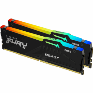 KINGSTON FURY Beast 32GB DDR5 RAM | 6000 MT/s, CL30, 2x16GB, juodos spalvos, RGB - Image 2