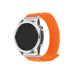 Fixed | Sporty Strap for Garmin QuickFit 26mm | 160-210 mm | Orange | Nylon - Image 2