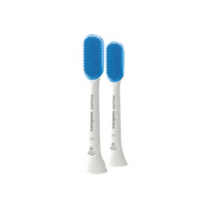 Philips | Tongue Brush Heads | HX8072/01 Sonicare TongueCare+ | Heads | For adults | Number of brush heads included 2 | White - Image 2