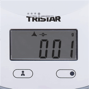 Tristar | Kitchen scales | KW-2445 | Maximum weight (capacity) 5 kg | Graduation 1 g | Display type LCD | White - Image 5