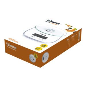 Tristar | Kitchen scales | KW-2445 | Maximum weight (capacity) 5 kg | Graduation 1 g | Display type LCD | White - Image 9