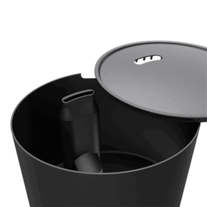 Duux | Smart Humidifier | Neo | Water tank capacity 5 L | Suitable for rooms up to 50 m² | Ultrasonic | Humidification capacity 500 ml/hr | Black - Image 2