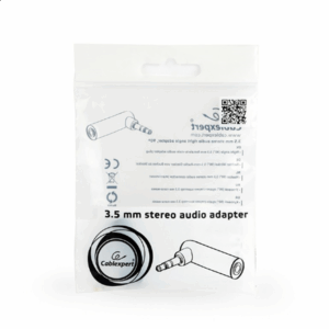 Cablexpert | 3.5 mm Stereo Audio Right Angle Adapter | A-3.5M-3.5FL - Image 2