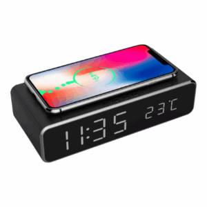 Gembird | Digital alarm clock with wireless charging function | DAC-WPC-01 | Wireless connection - Image 2