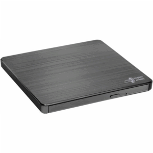 H.L Data Storage | Ultra Slim Portable DVD-Writer | GP60NB60 | Interface USB 2.0 | DVD±R/RW | CD read speed 24 x | CD write speed 24 x | Black | Desktop/Notebook - Image 2