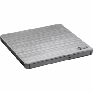 H.L Data Storage | Ultra Slim Portable DVD-Writer | GP60NS60 | Interface USB 2.0 | DVD±R/RW | CD read speed 24 x | CD write speed 24 x | Silver | Desktop/Notebook - Image 2