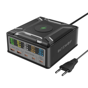 Laidinis įkroviklis Blitzwolf BW-S26 250W juodos spalvos