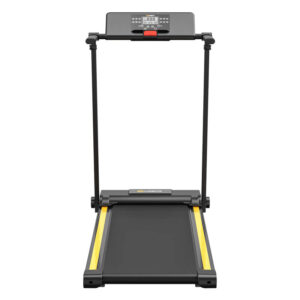 UREVO Foldi Mini elektrinis bėgimo takelis juodos spalvos ir oranžinės spalvos - Image 3