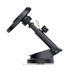 Tech-Protect V21 Magnetic MagSafe Dashboard & Vent automobilinis telefono laikiklis su belaidžiu įkrovimu 25W QI2.2 juodos spalvos - Image 4