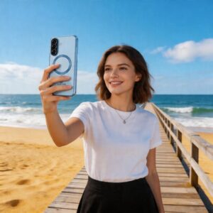 Tech-Protect MagFlex MagSafe Samsung Galaxy A57 5G dėklas žydros spalvos - Image 4