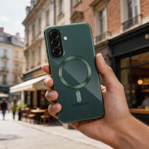 Tech-Protect MagFlex MagSafe Samsung Galaxy A37 5G dėklas JUNGLE GREEN - Image 4