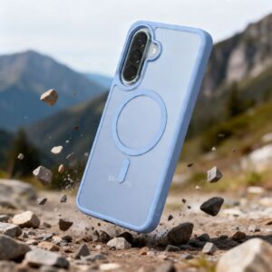 Tech-Protect MAGMAT MagSafe Samsung Galaxy A57 5G MATINIS žydros spalvos - Image 4