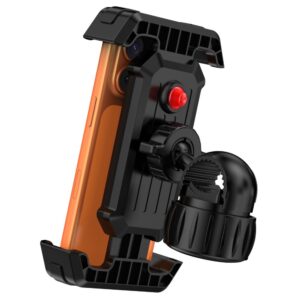 Tech-Protect V6 UNIVERSALUS DVIRAČIO IR MOTOCIKLO LAIKIKLIS JUODAS - Image 4