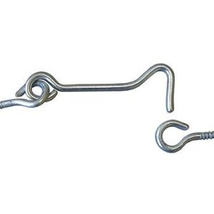 Kabliukas Domax 8872 K-80 201, sidabro, 80 mm x 17 mm