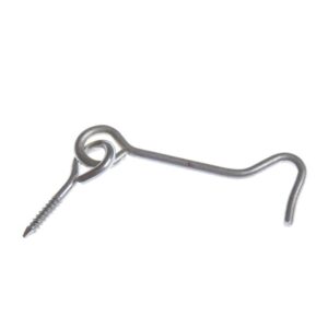 Kabliukas Domax 8872 K-80 201, sidabro, 80 mm x 17 mm - Image 2