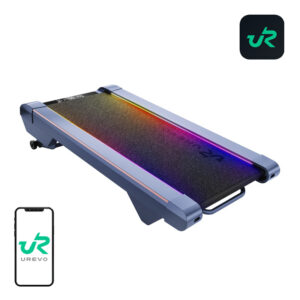 UREVO Cyberpad elektrinis bėgimo takelis mėlynos spalvos - Image 1