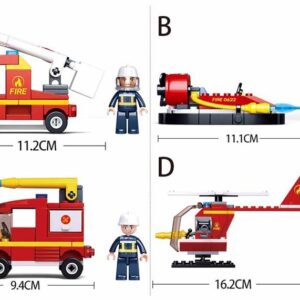Konstruktorius Sluban Sluban Fire Fire 4 Designs M38-B0622 - Image 3